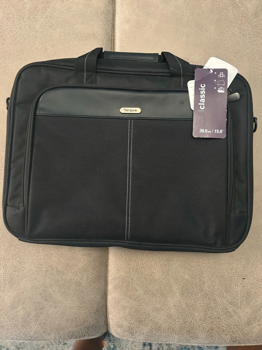 Black Men’s Briefcase Laptop Bag - Classic Professional Carry
